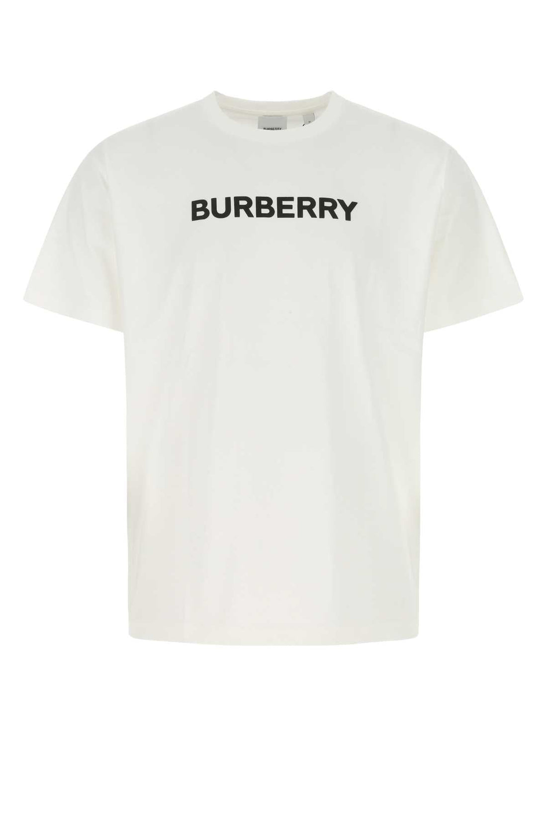 Burberry Men White Cotton T-Shirt by Luosophy