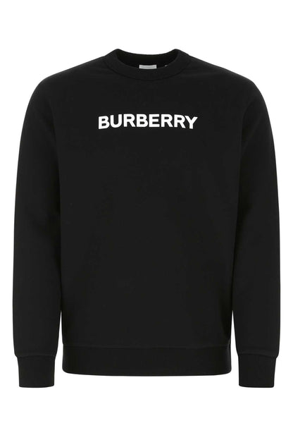 Burberry Men Black Cotton Sweatshirt by Luosophy