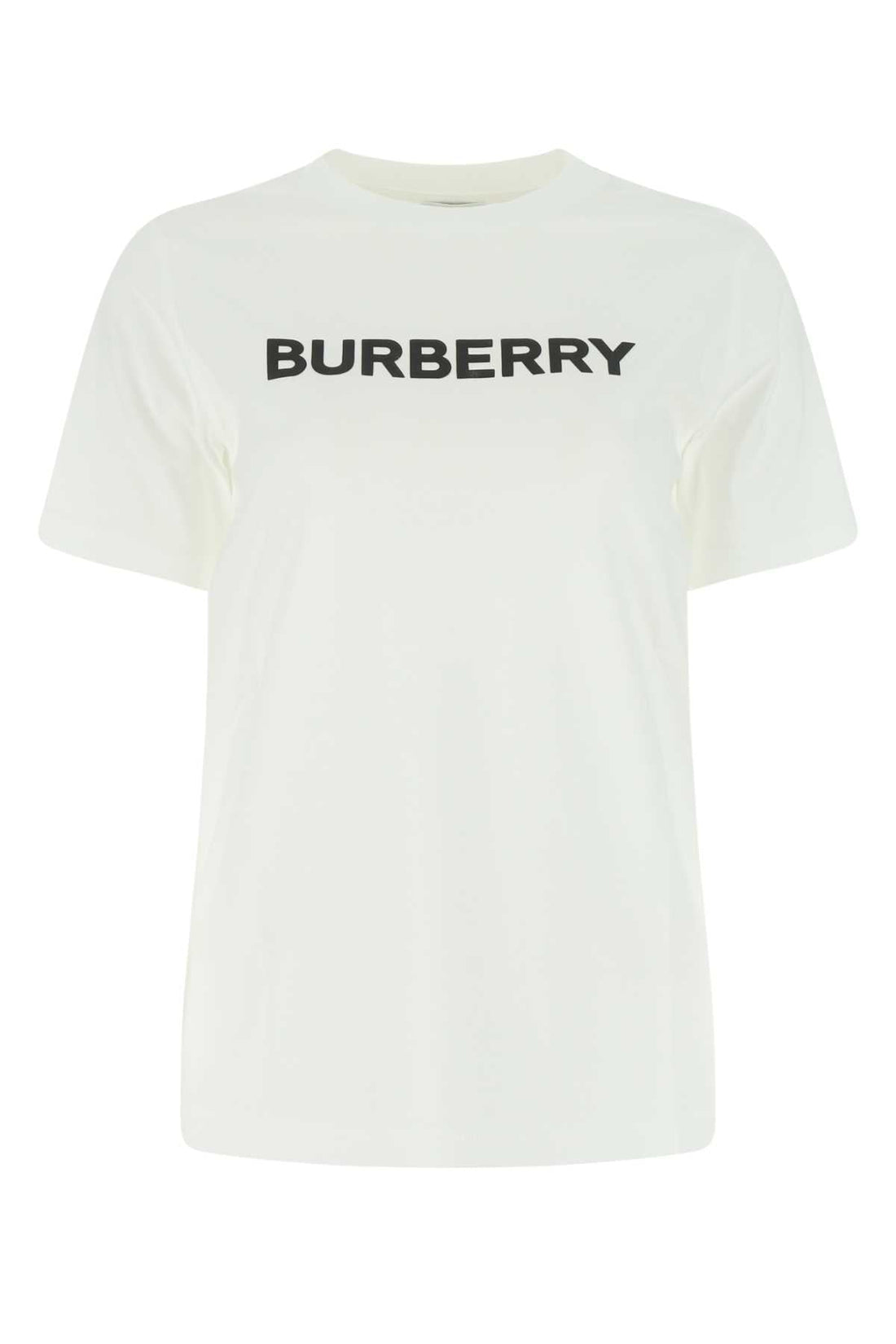 Burberry Women White Cotton T-Shirt by Luosophy