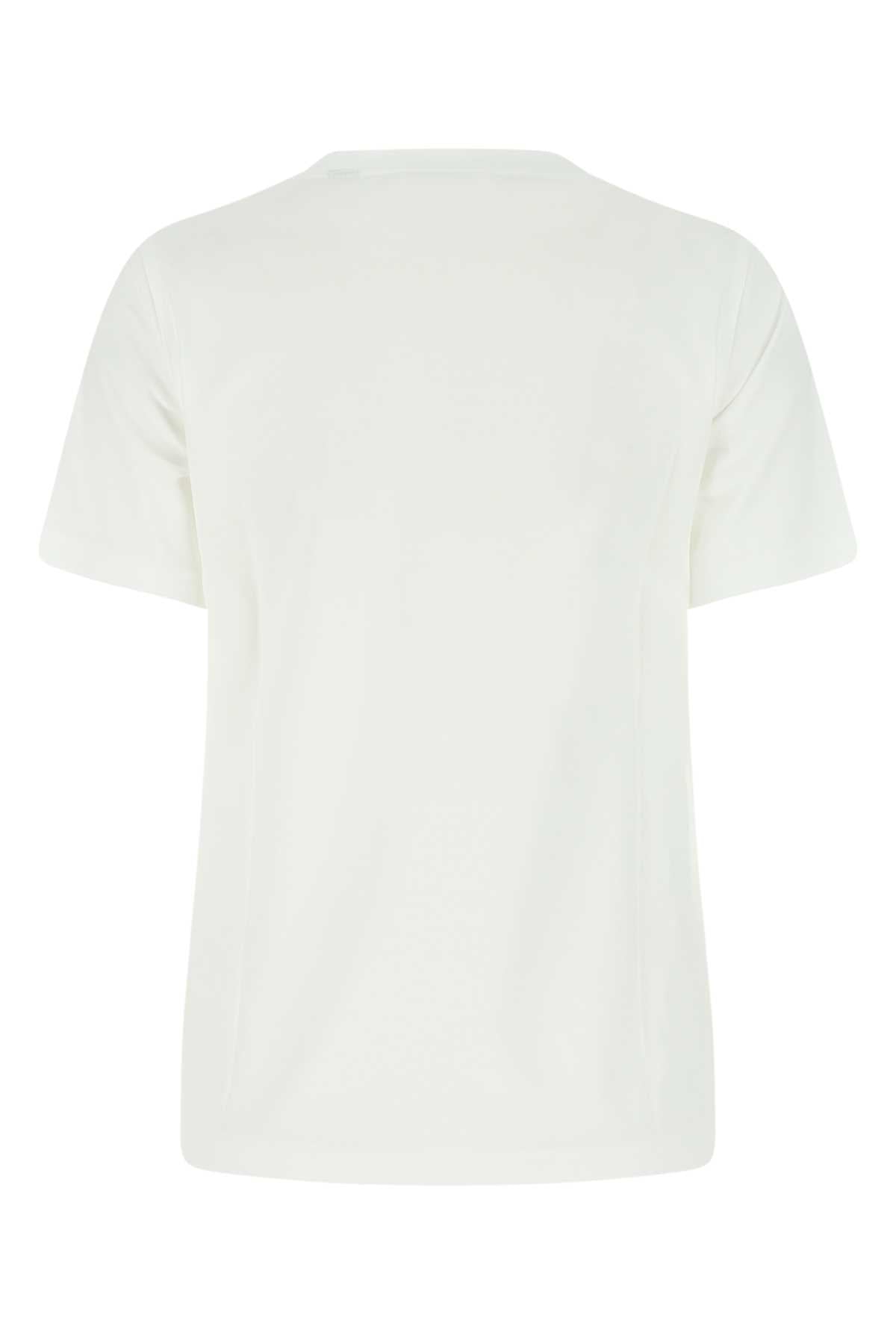 Burberry Women White Cotton T-Shirt by Luosophy
