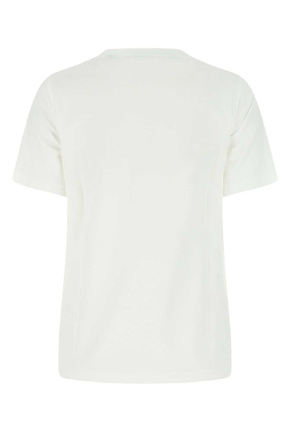 Burberry Women White Cotton T-Shirt by Luosophy
