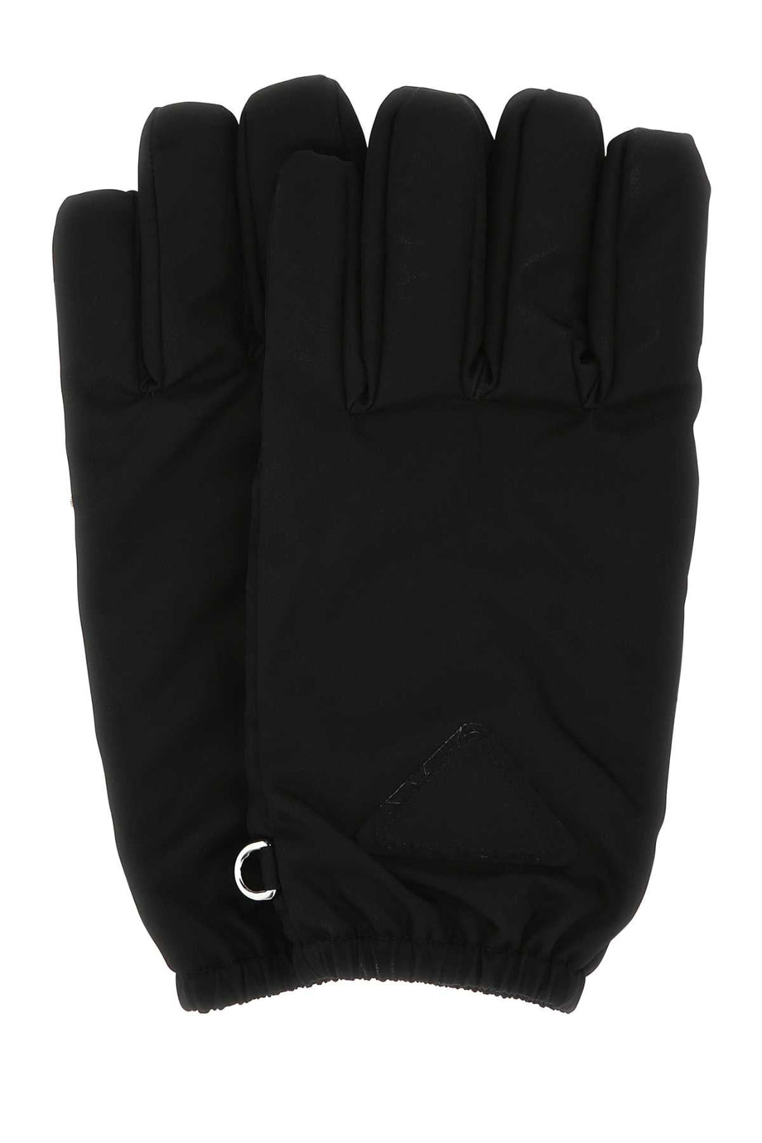 Prada Men Black Re-Nylon Gloves by Luosophy