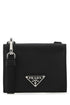 Prada Men Black Leather Cardholder by Luosophy