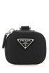 Prada Men Black Leather Air Pods Case by Luosophy