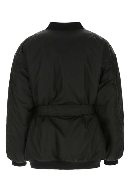 Prada Men Black Re-Nylon Padded Jacket by Luosophy