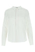 Saint Laurent Women White Poplin Shirt by Luosophy