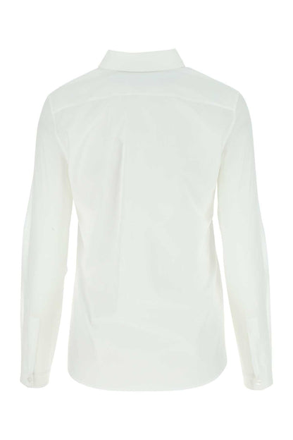 Saint Laurent Women White Poplin Shirt by Luosophy