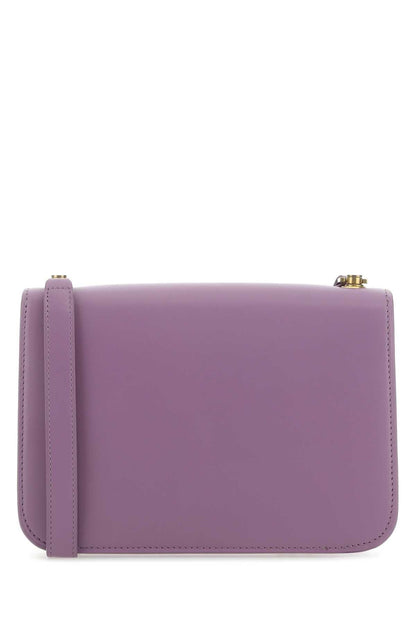 Saint Laurent Women Purple Leather Le Carre Shoulder Bag by Luosophy