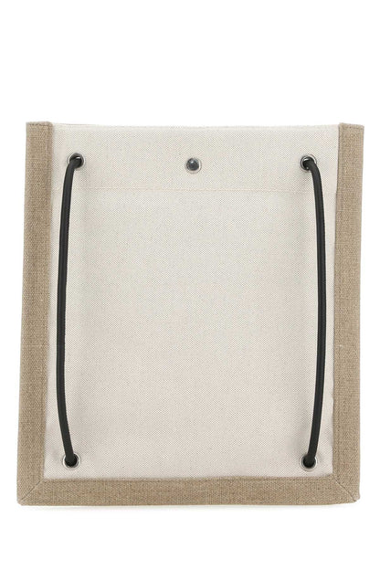 Saint Laurent Men Two-Tone Canvas Universite Crossbody Bag by Luosophy