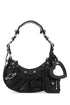 Balenciaga Women Black Leather Le Cagole Xs Shoulder Bag by Luosophy