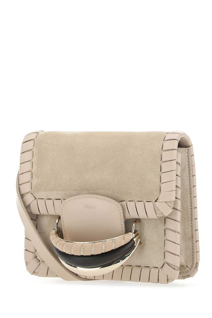 Chloe Women Sand Suede Kattie Clutch by Luosophy
