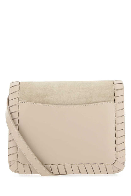 Chloe Women Sand Suede Kattie Clutch by Luosophy
