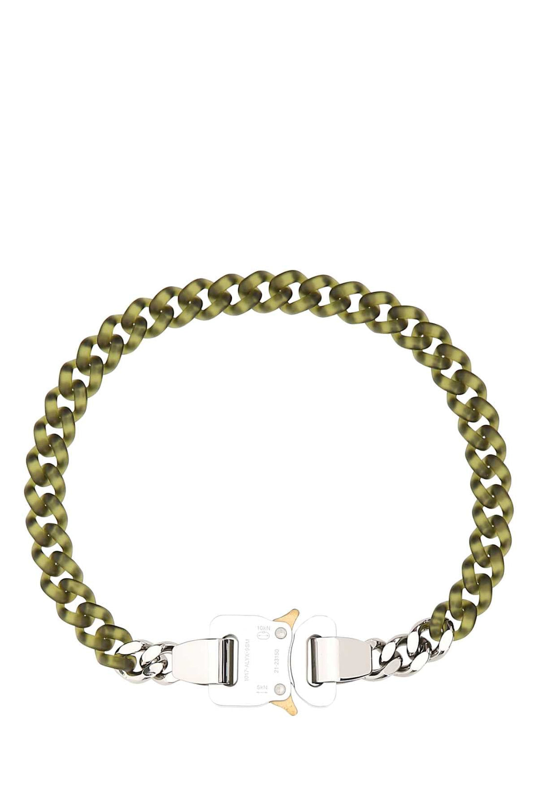 Alyx Men Two-Tone Nylon And Metal Necklace by Luosophy