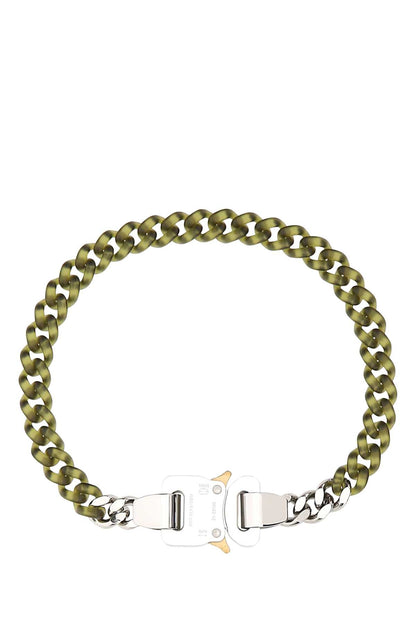 Alyx Men Two-Tone Nylon And Metal Necklace by Luosophy