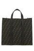 Fendi Men Embroidered Canvas Shopping Bag by Luosophy