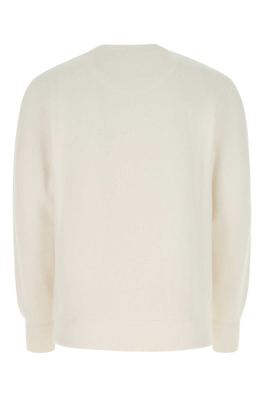 Prada Men Ivory Stretch Cashmere Blend Sweater by Luosophy
