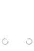 Amina Muaddi Women Embellished Metal Big Karma Earrings by Luosophy
