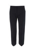 Bottega Veneta Women Midnight Blue Cotton Cropped Cut Pant by Luosophy
