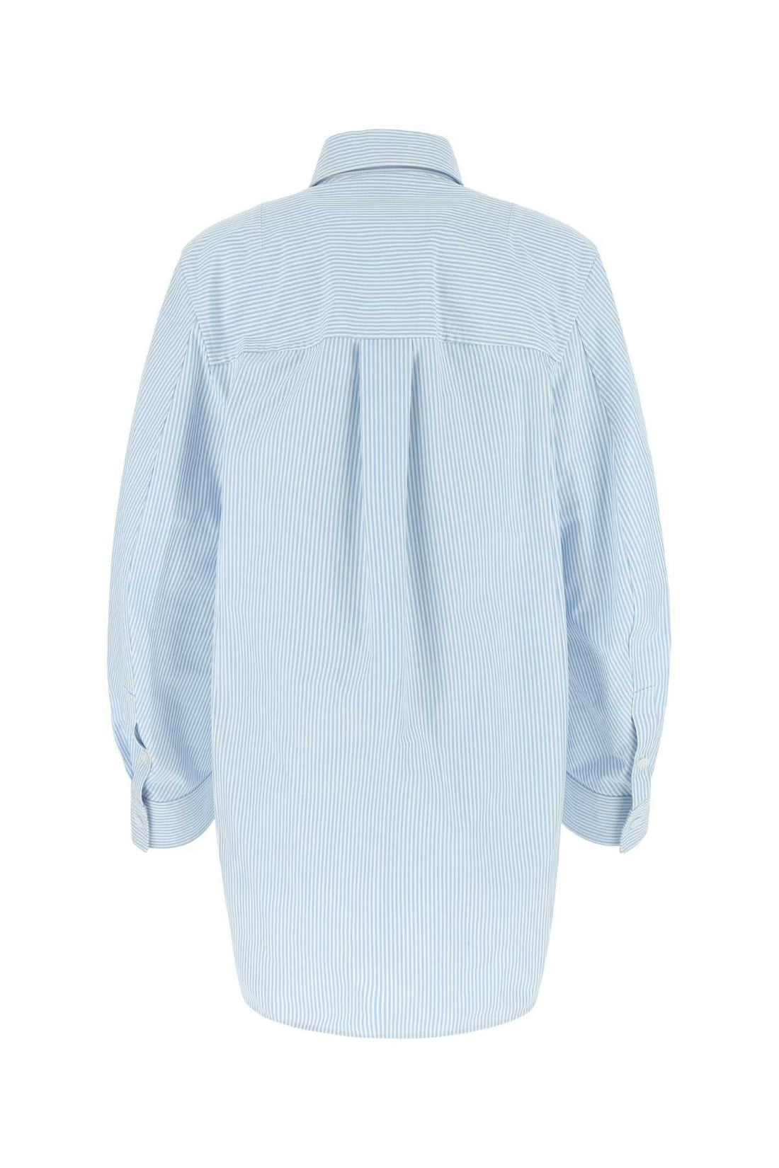 Bottega Veneta Women Embroidered Cotton Oversize Shirt by Luosophy