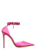 Gianvito Rossi Women Fuchsia Pvc Pumps by Luosophy