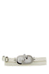 Fendi Women White Leather O Lock Vertical Watch by Luosophy