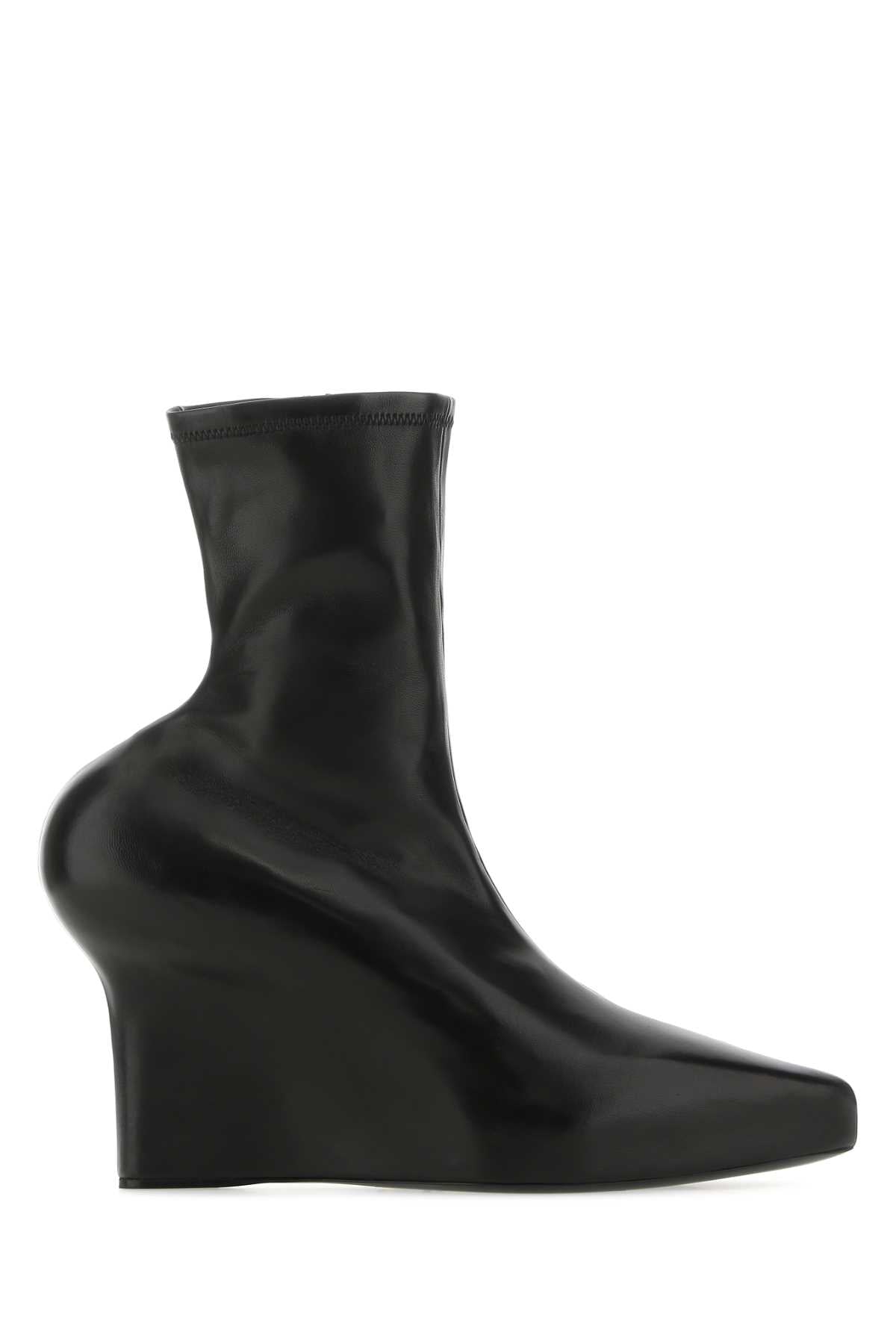Givenchy Women Black Nappa Leather Ankle Boots by Luosophy
