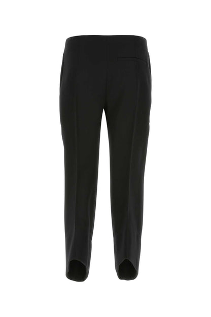 Bottega Veneta Women Black Wool Pant by Luosophy