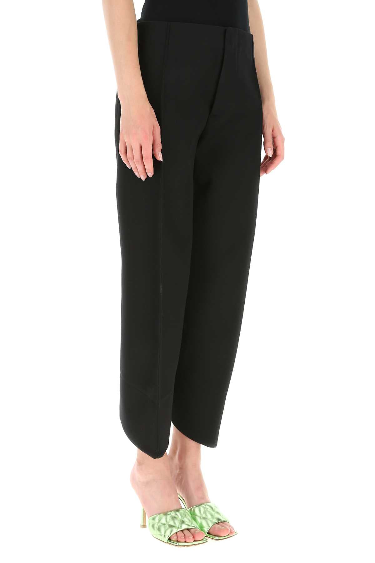 Bottega Veneta Women Black Wool Pant by Luosophy