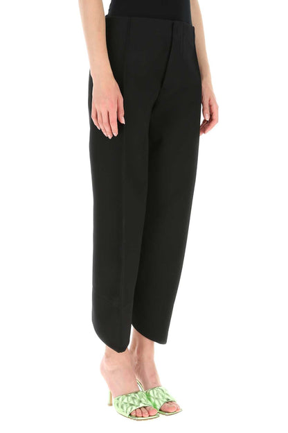 Bottega Veneta Women Black Wool Pant by Luosophy