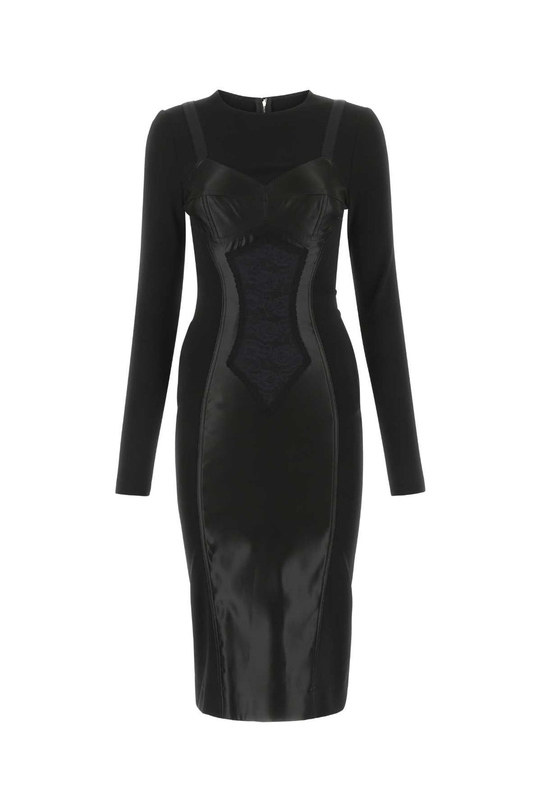 Dolce &amp; Gabbana Women Black Stretch Viscose Blend Dress by Luosophy