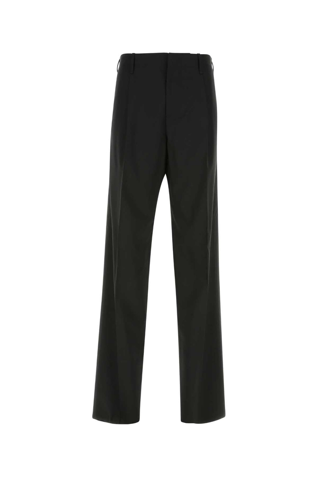 Versace Men Black Stretch Wool Pant by Luosophy