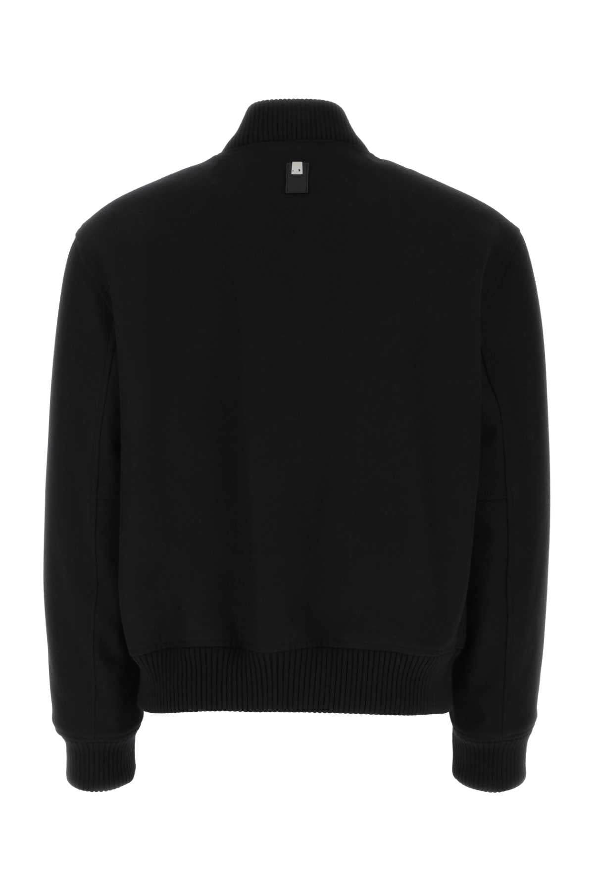 Alyx Men Black Wool Blend Bomber Jacket by Luosophy