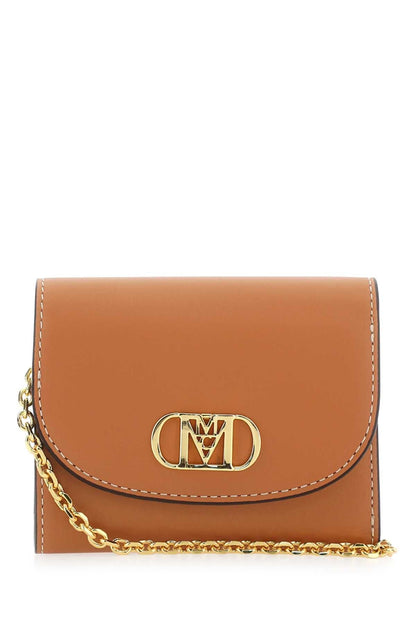 Mcm Unisex Caramel Leather Mini Mode Travia Wallet by Luosophy