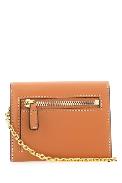Mcm Unisex Caramel Leather Mini Mode Travia Wallet by Luosophy