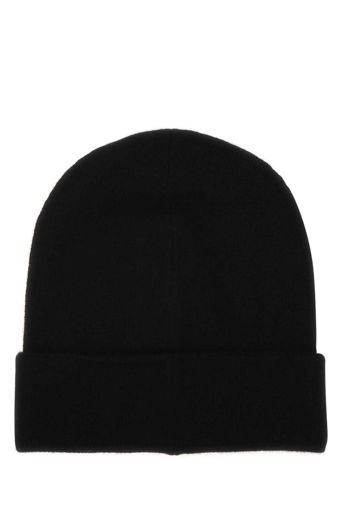 Alexander Mcqueen Men Black Cashmere Beanie Hat by Luosophy