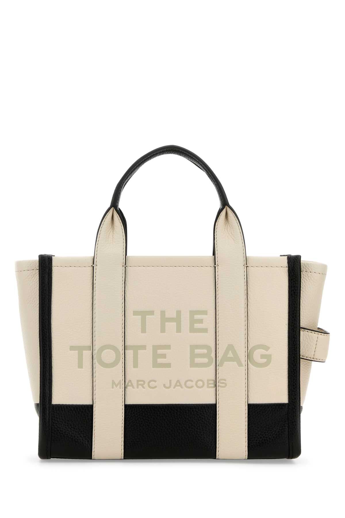 Marc Jacobs Women Two-Tone Leather Small The Tote Bag Handbag by Luosophy