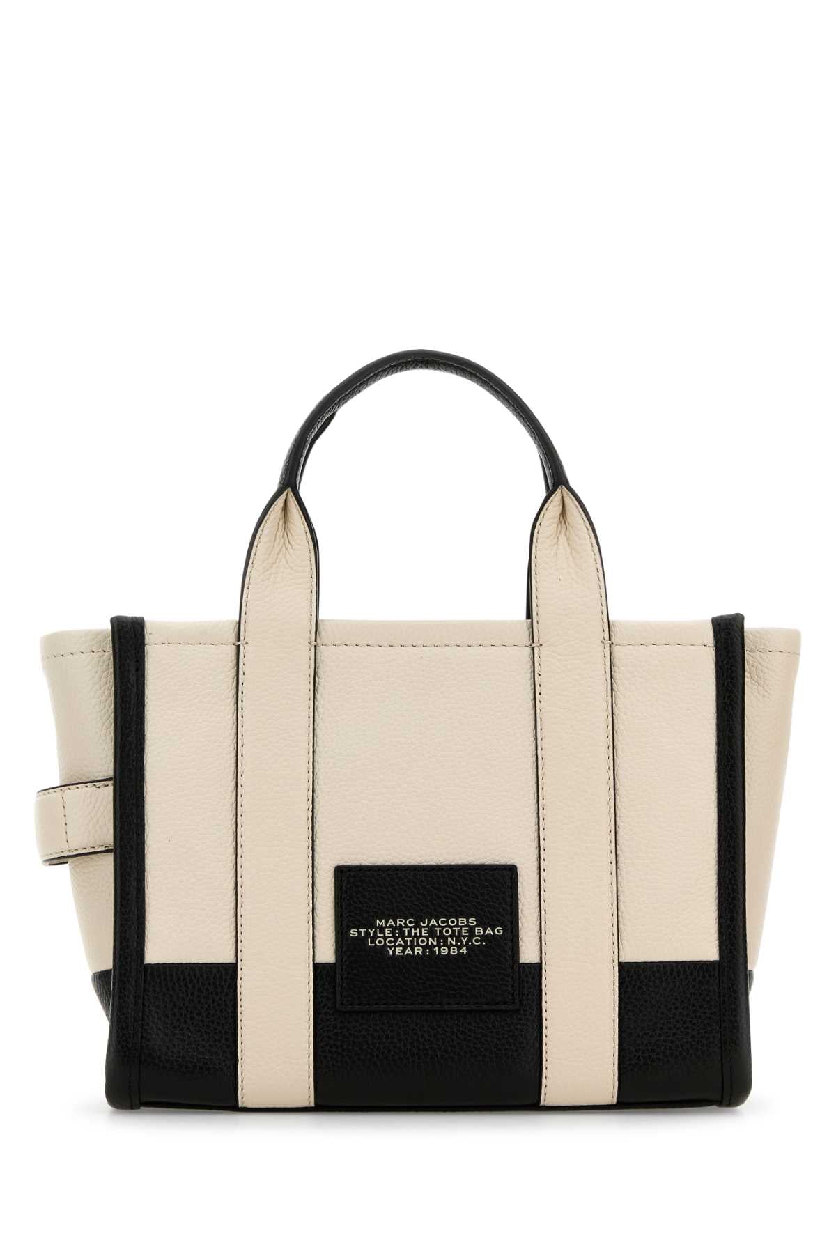 Marc Jacobs Women Two-Tone Leather Small The Tote Bag Handbag by Luosophy