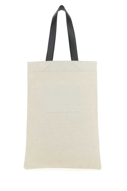 Jil Sander Women Sand Canvas Shopping Bag by Luosophy