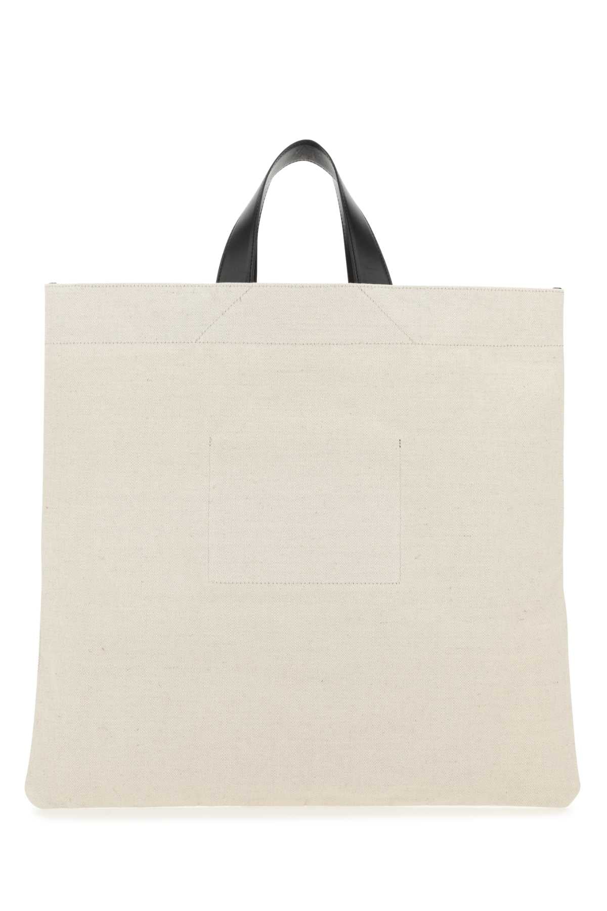 Jil Sander Women Sand Canvas Shopping Bag by Luosophy