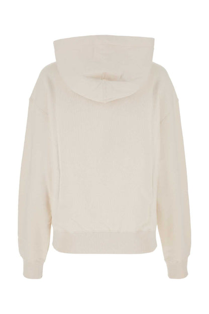 Jil Sander Women Ivory Cotton Oversize Sweatshirt by Luosophy