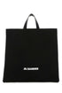 Jil Sander Women Black Canvas Shopping Bag by Luosophy