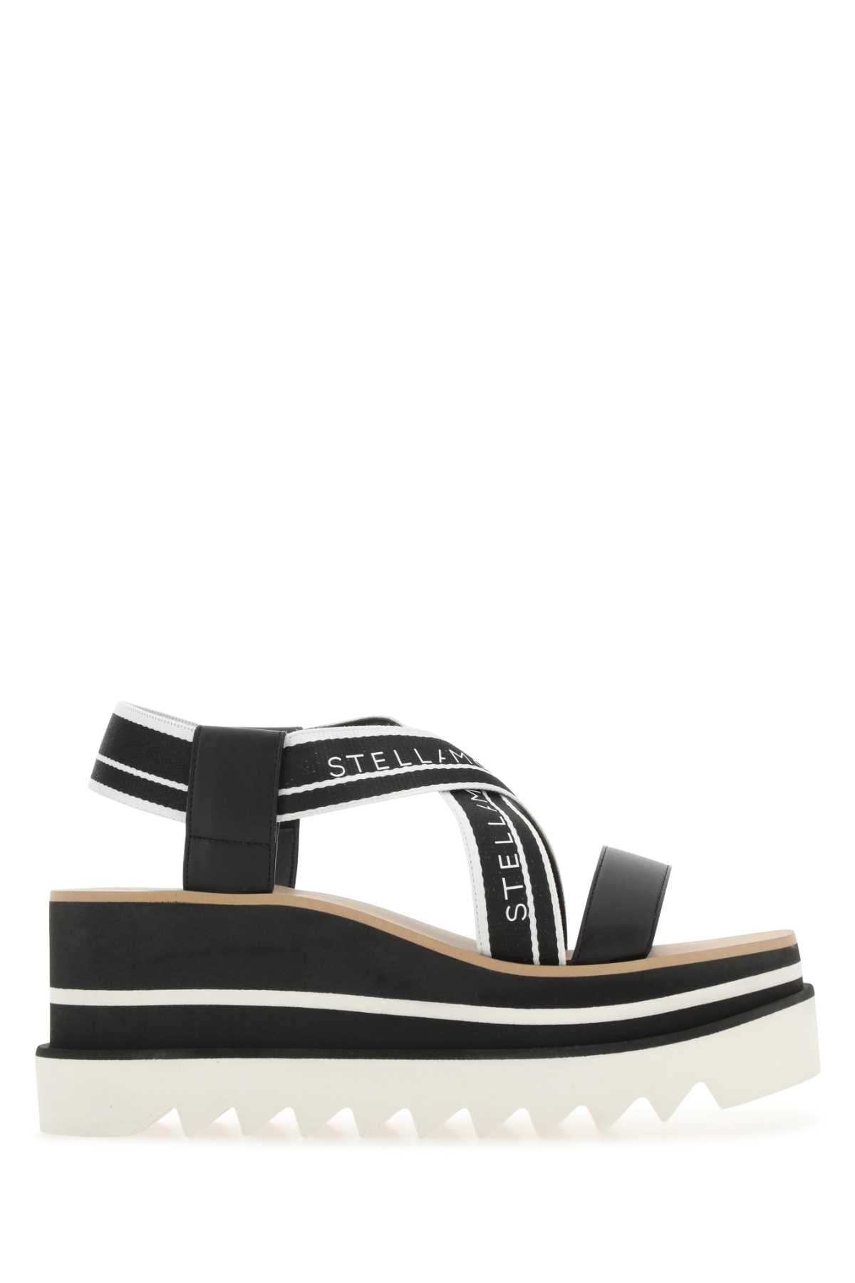 Stella Mccartney Women Two-Tone Fabric Sneak Elyse Sandals by Luosophy