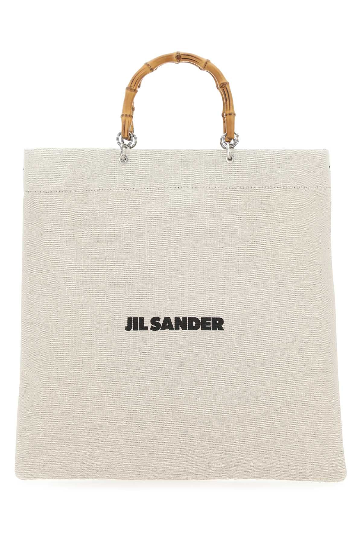 Jil Sander Men Sand Canvas Handbag by Luosophy