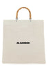 Jil Sander Men Sand Canvas Handbag by Luosophy
