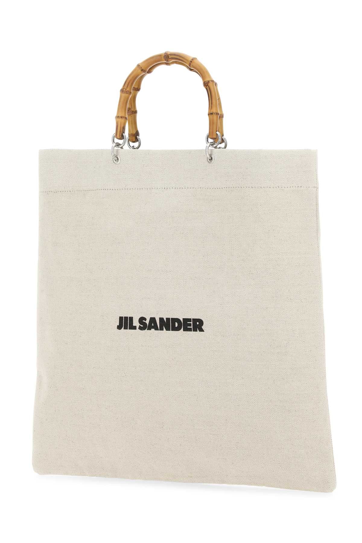 Jil Sander Men Sand Canvas Handbag by Luosophy
