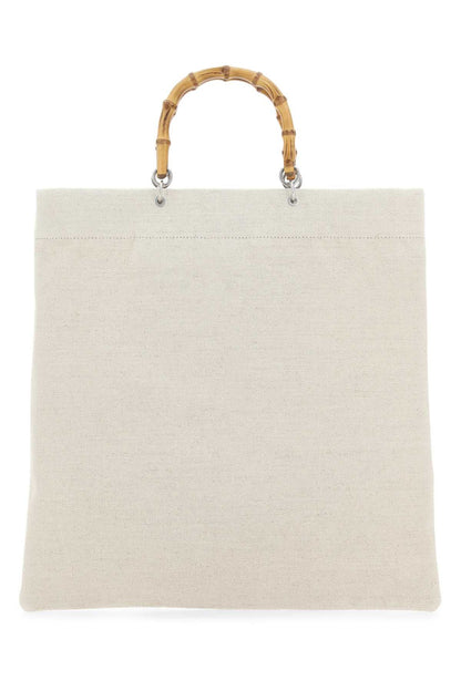 Jil Sander Men Sand Canvas Handbag by Luosophy