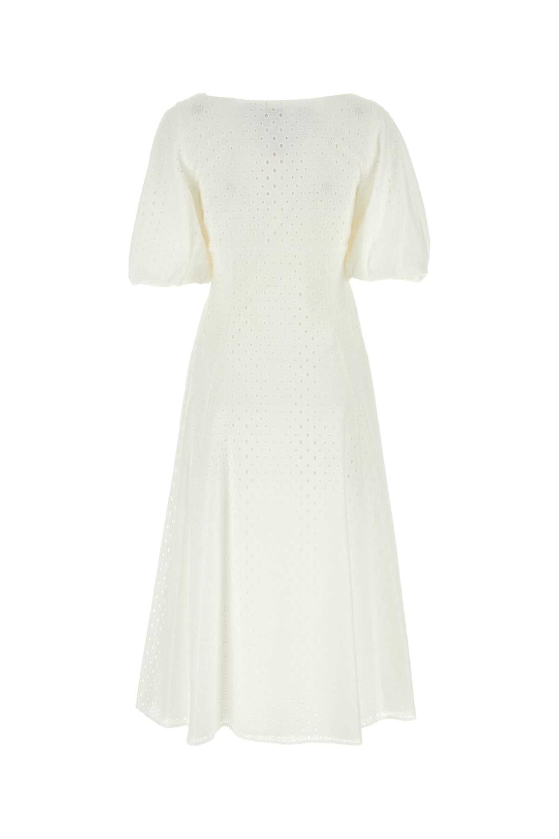Kenzo Women White Broderie Anglaise Dress