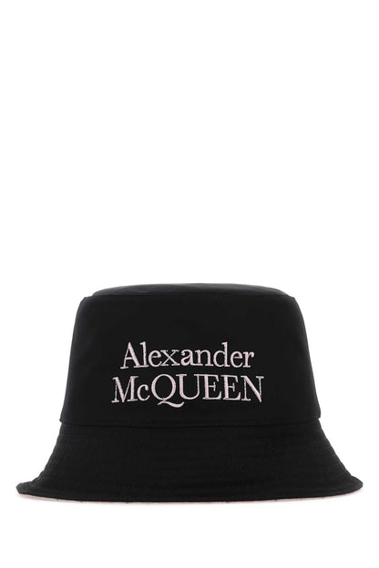 Alexander Mcqueen Men Black Nylon Reversible Hat by Luosophy
