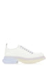 Alexander Mcqueen Women Chalk Canvas Tread Slick Sneakers by Luosophy
