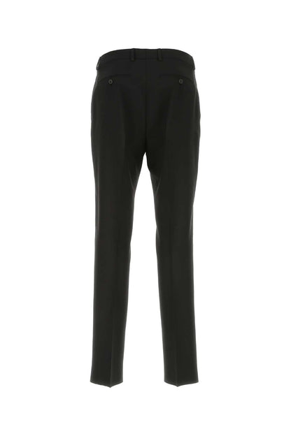 Valentino Garavani Men Black Wool Pant by Luosophy